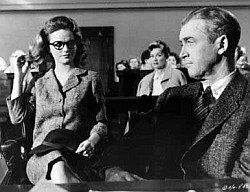 Lee Remick and James Stewart