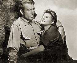 Gary Cooper and Ingrid Bergman